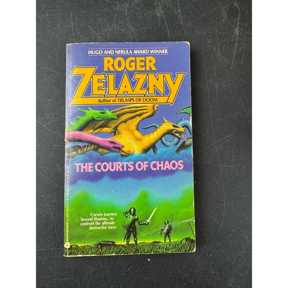 The Courts of Chaos Roger Zelazny Amber Series 1979 Avon Paperback 0-380-47175-2